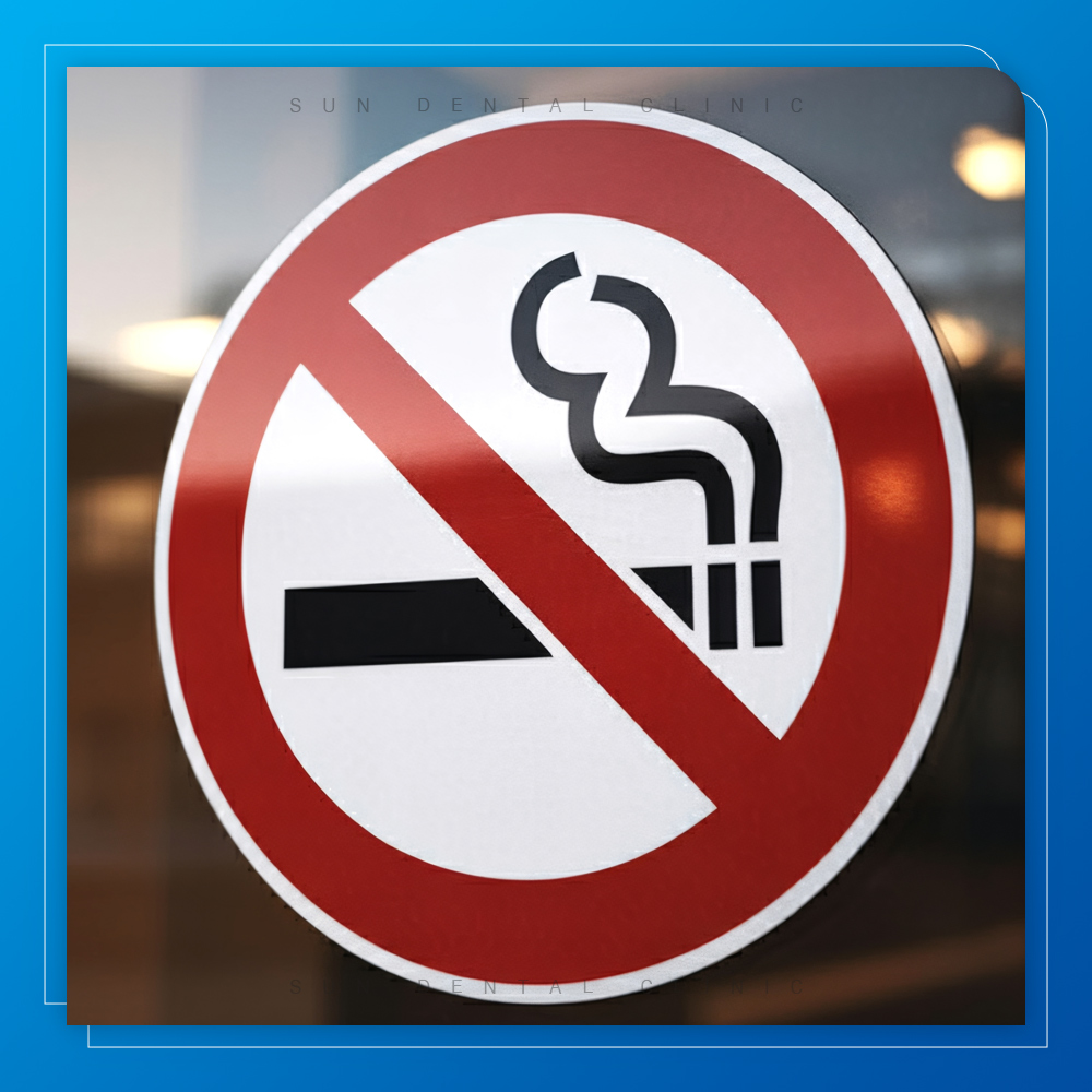 용인선플란트치과-처인구수면치과-금연 스티커